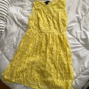 Yellow Lace Dress